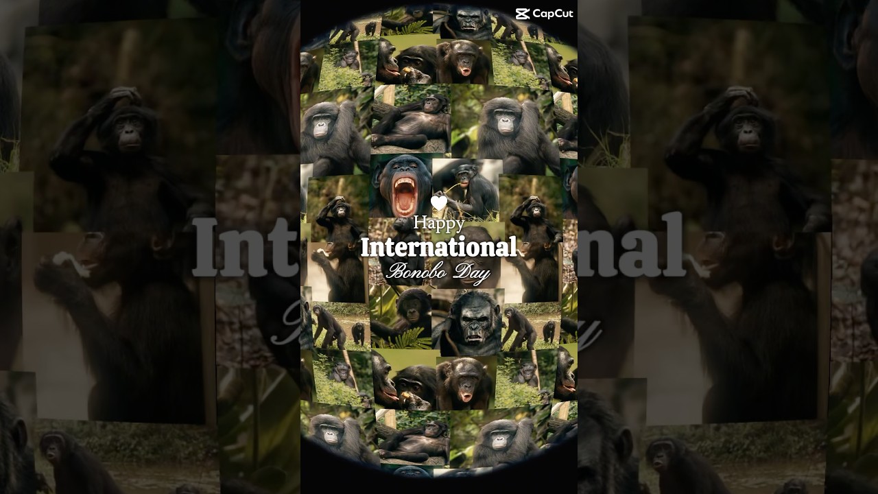 Happy International Bonobo Day! 🦍🦧🐵