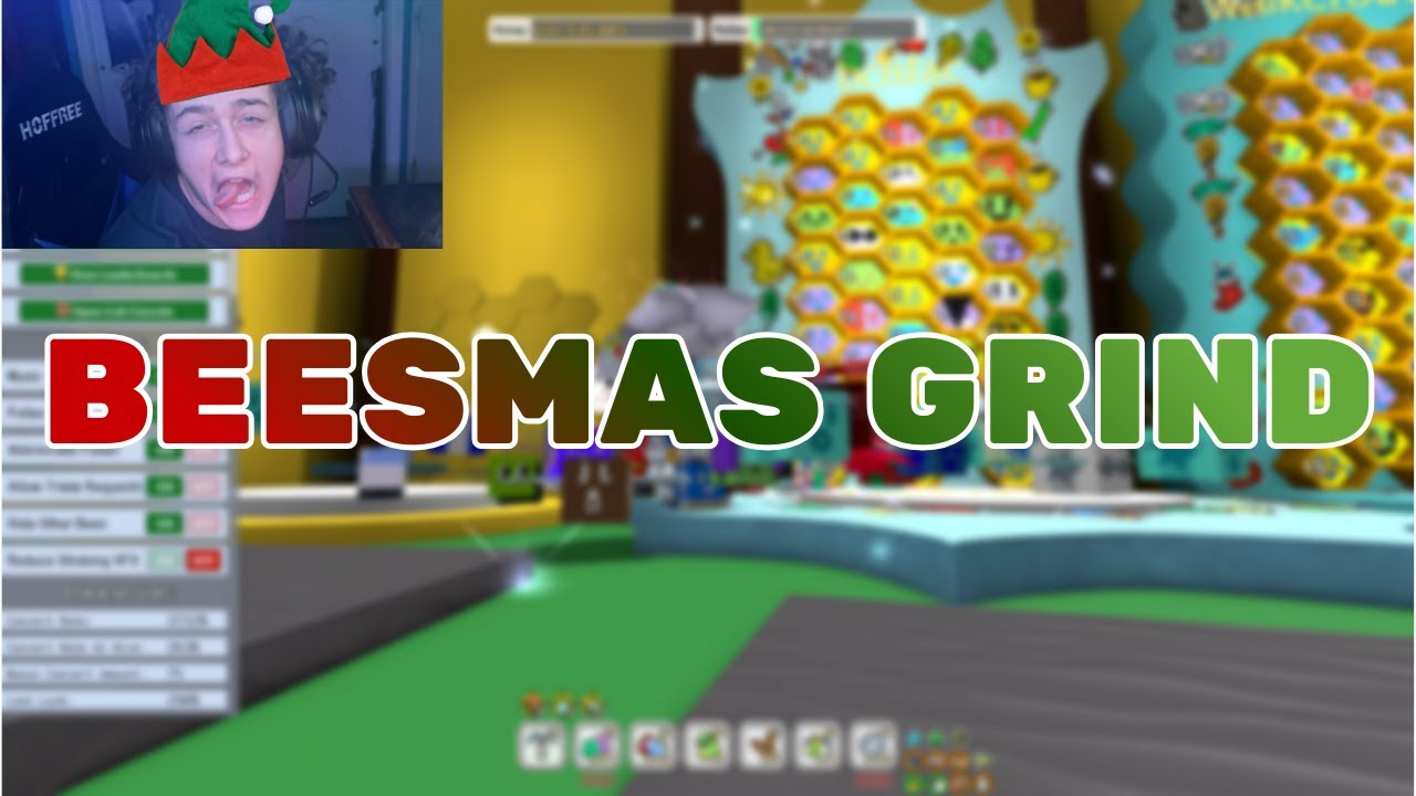 BEESMAS IS HERE🔴| BEESMAS GRIND 🎄| BEE SWARM SIMULATOR | GRINDING WITH VIEWERS | DAY 10