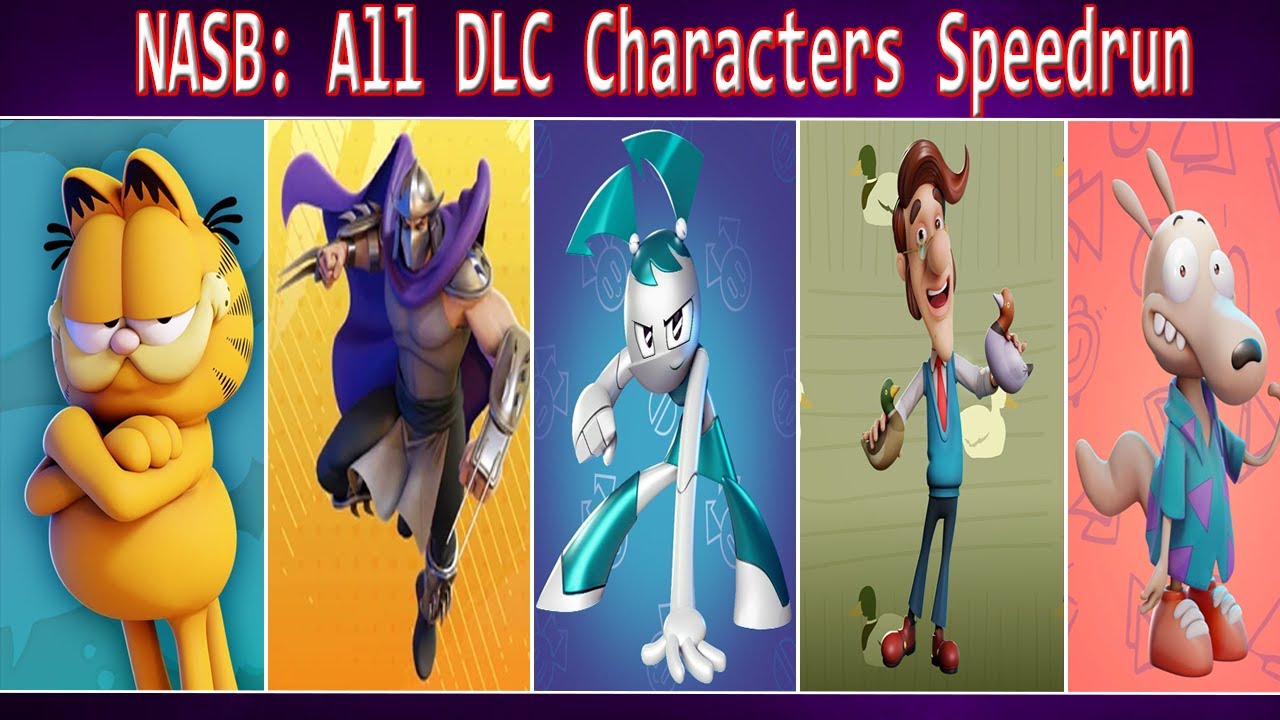 NASB: Arcade, All DLC Characters Any% Speedrun 