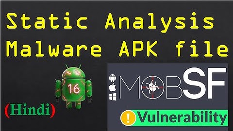 #12 MobSF Static Analysis of Malware APK File (in Hindi) | Android Pen-Testing Tutorial 2025
