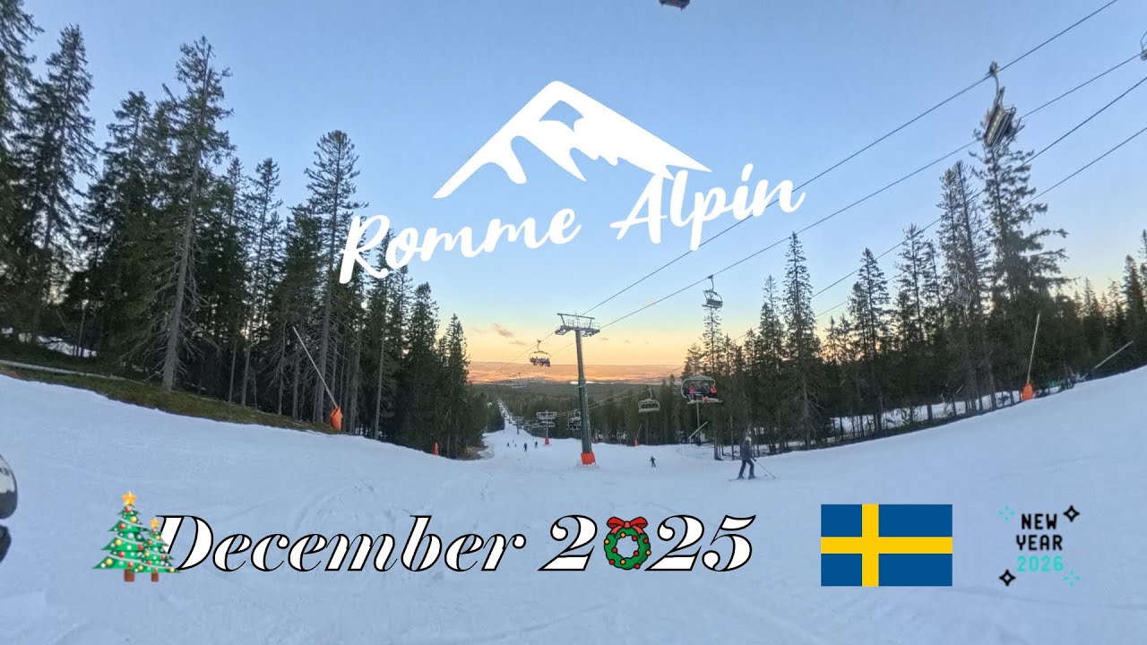 Romme Alpin, Sweden, December 2025 | Blue 31 Utsikten |