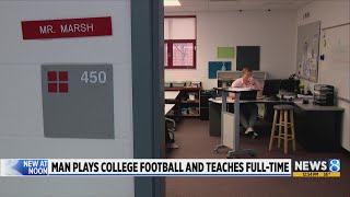 Hope College lineman balances life as a teacher