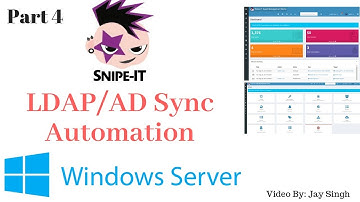 Part 4 | SNIPE-IT LDAP SYNC AUTOMATION