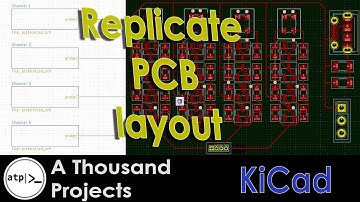 #17 - KiCad - PCB layout replication