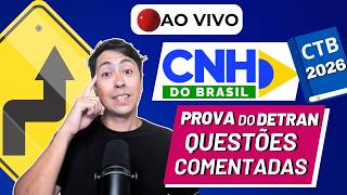 [🔴LIVE 15h] SIMULADO DETRAN 2026  - PROVA CNH DO BRASIL 2026  - LEGISLAÇÃO DE TRÂNSITO  #17
