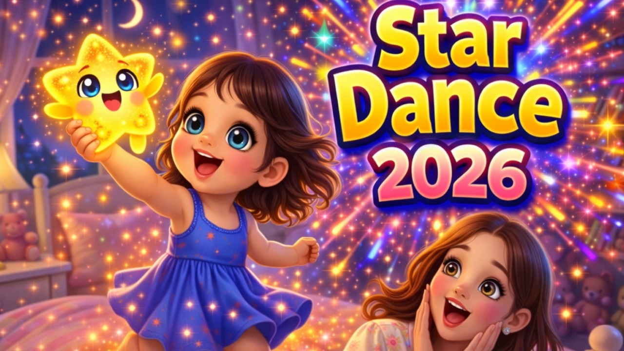 Twinkle Twinkle Little Star ⭐ Baby Dance Song 2026 | Fun Kids Rhyme