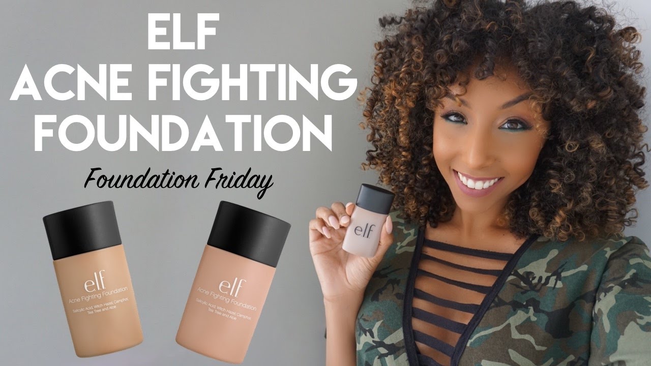 Elf Acne Fighting Foundation! Foundation Friday! BiancaReneeToday