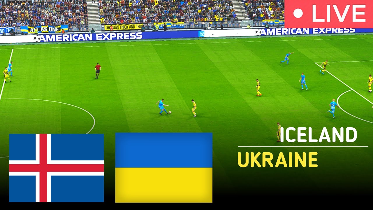 [LIVE] Iceland vs Ukraine | Europe World Cup Qualified | PES 21 Video Games