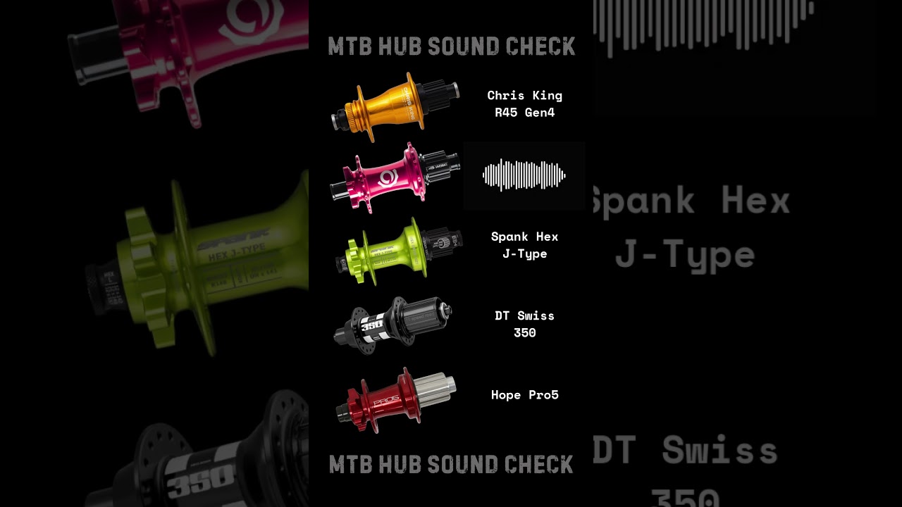 MTB Hub Sound Check Pt2🔊| Hope Pro 5 | Chris King R45 | I9 Hydra2