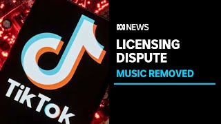 Music's biggest names pulled from TikTok in licensing dispute | ABC News
