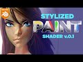 Stylized Painterly Shader in Blender - Is Arcane style possible in real-time?