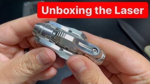 Unboxing the Laser Fidget Slider by Wanwu