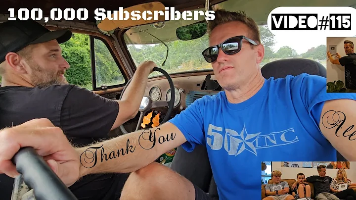 Video 115 WE HIT 100,000 SUBSCRIBERS going  BACKWARDS #50inc