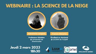 Webinaire // Science de la neige 2023