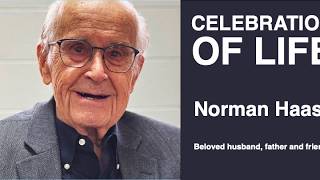 Celebration of Life - Norman Haas
