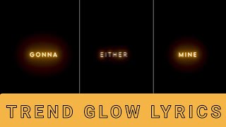 New Trending Lyrical Glow Effect Tutorial🤯😱 || Alight Motion || Capcut || Node App