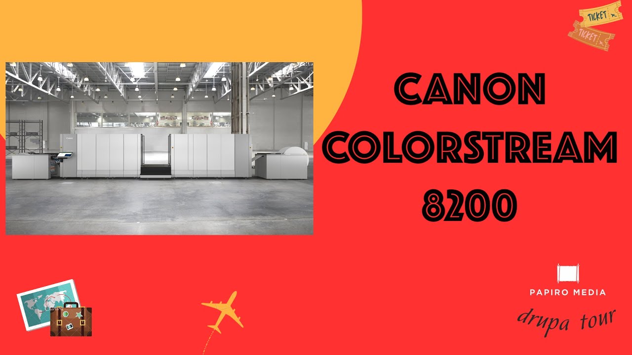 🔝 ColorStream 8200, de CANON, a 200 mts/min 🚄 en DRUPA 🔆 - YouTube