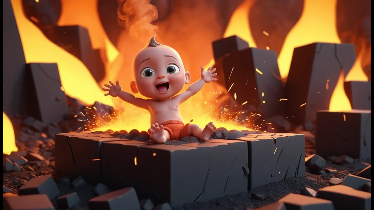 Fortnite Baby Jumped Into a Hidden Lava Pit | Nursery Rhymes for Kids & Baby Songs
