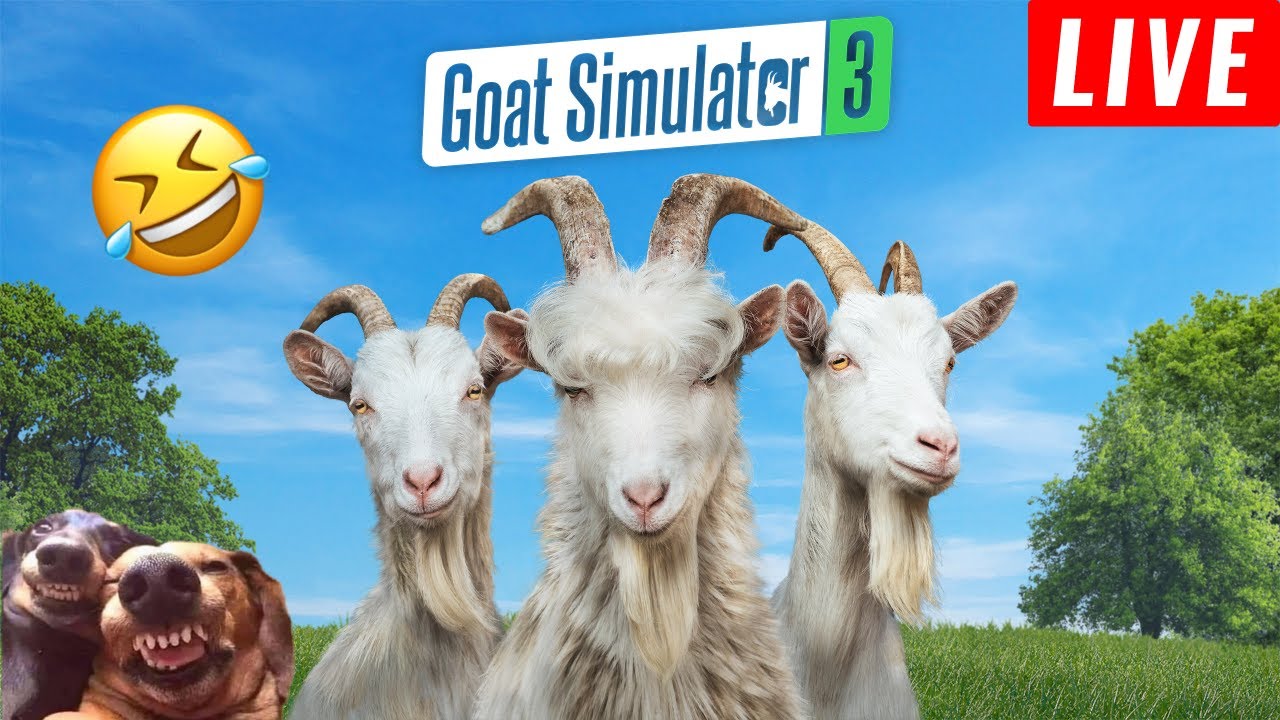 Goat 🐐🐐 Simulator 3 Live 😂😂I Became GOAT | Gurmanplayz #goatsimulator3 ...