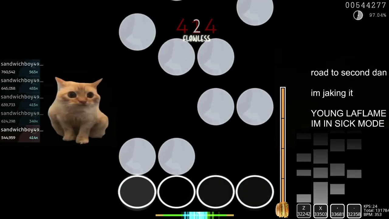 Ryuno - Love Hurts (IcyWorld's NB2) 1.2x 96.43%