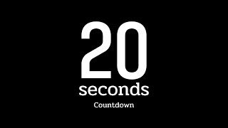 20 seconds timer / countdown timer