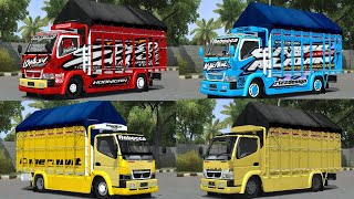 SHARE 4 LIVERY MOD TRUCK CANTER V22 BUDAK RAWIT UPDATE 2025 BY@adsmodbussid FREE NO PASSWORD🤫🫣