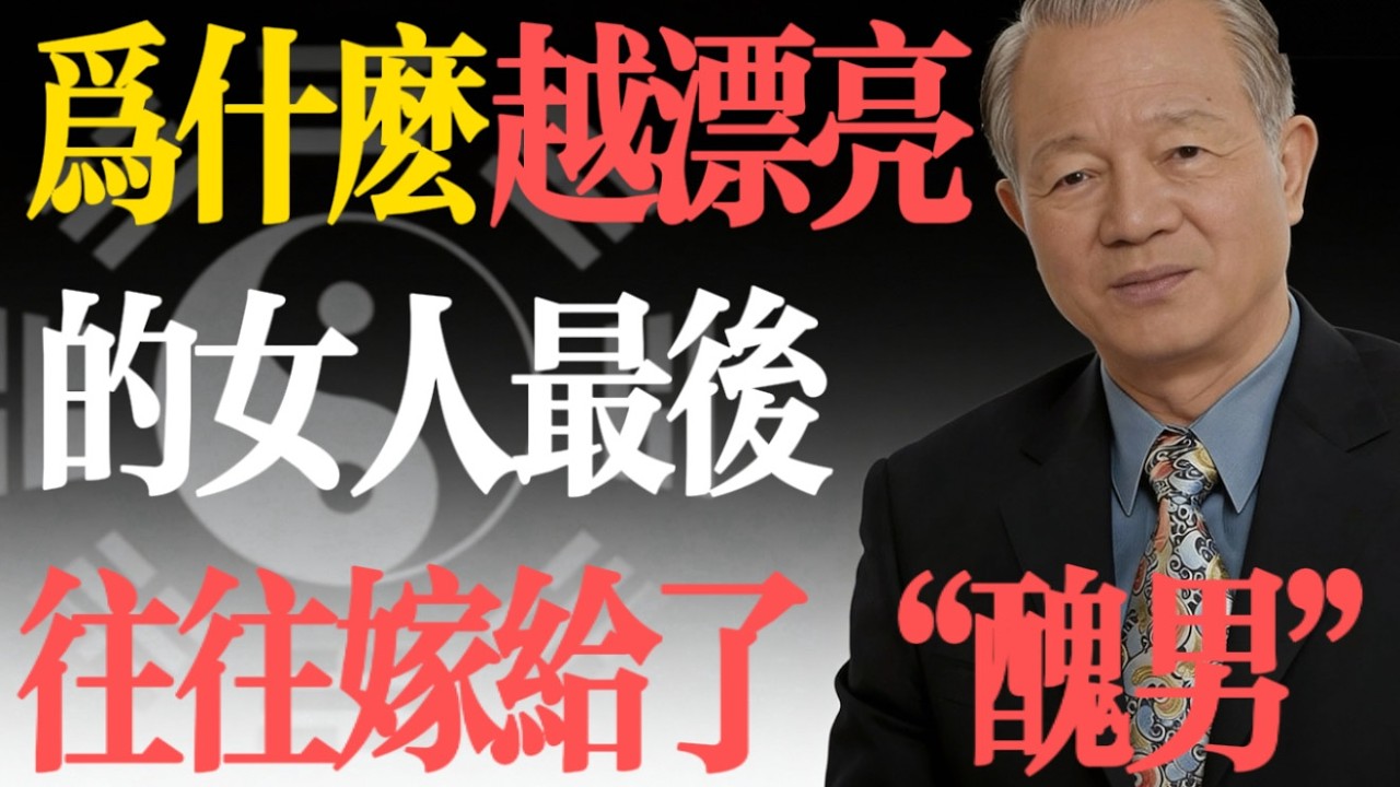 曾仕強：爲什麽越漂亮的女人，最後往往嫁給了“醜男”？原因太紮心！#易經 #曾仕強 #婚姻智慧 #情感 #兩性關系 #陰陽平衡 #國學智慧 #人生哲理 #擇偶標准