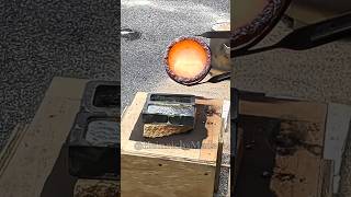 Pouring Molten Copper At 2000F