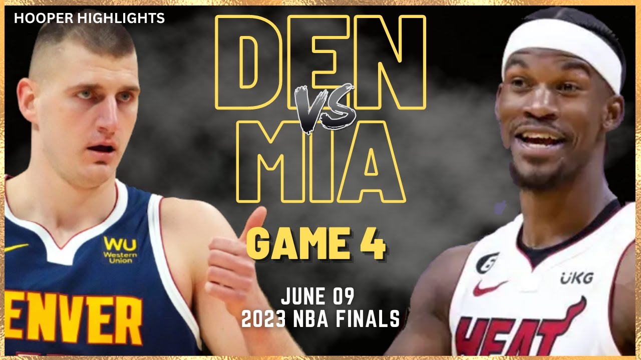 NBA Finals: How to watch the Miami Heat at Denver Nuggets Sunday (6-4-23)