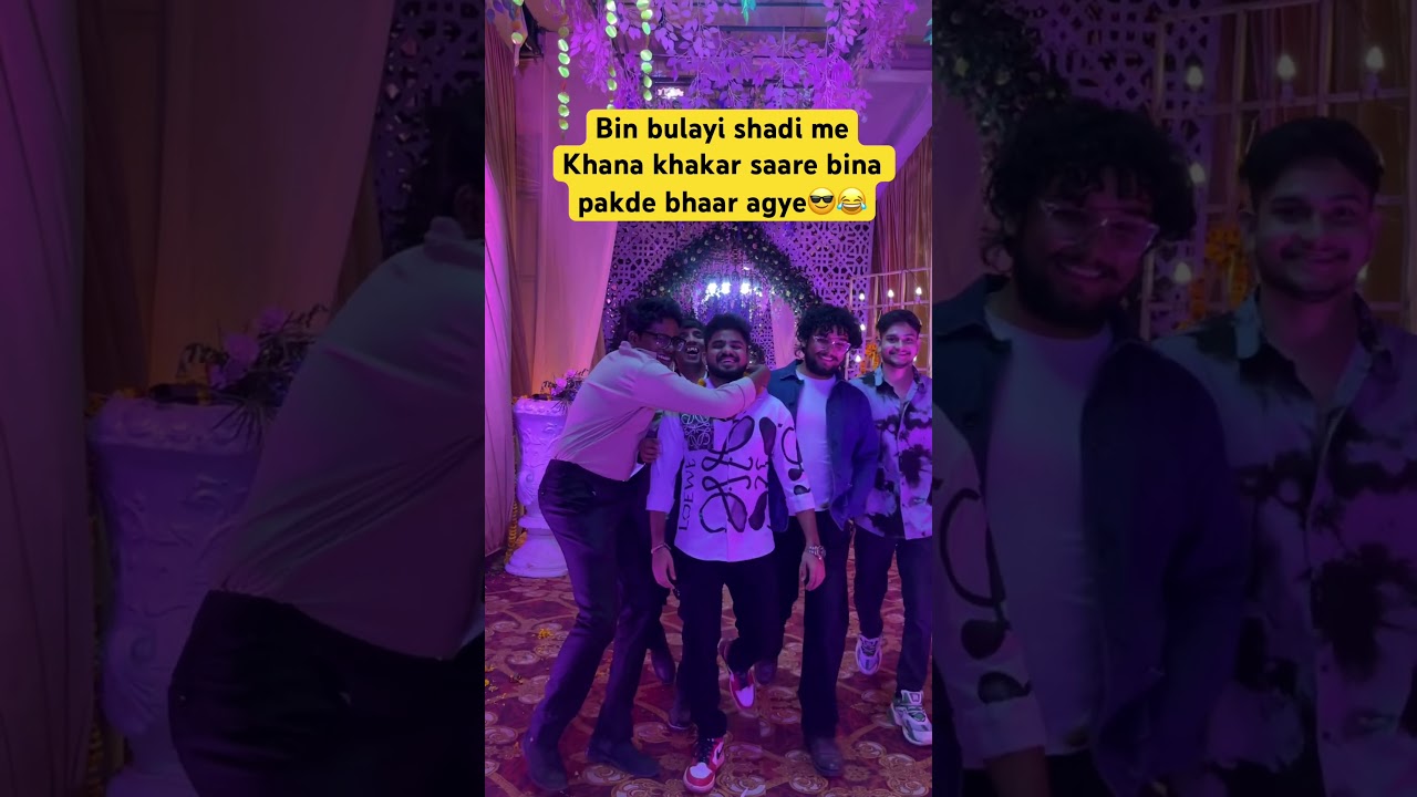 Wedding crash kara hai kabhi?😂 