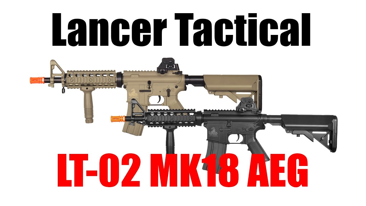 Lancer Tactical M4 CQBR Mk18 Combat Ready Ris Airsoft AEG