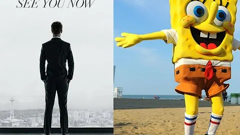 'Fifty Shades of Grey' plays next to 'SpongeBob' m...