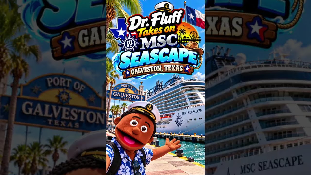 MSC Seascape with Dr Fluff Texas Style! #MSCSeascape #Galveston #GalvestonTexas #TexasCruise