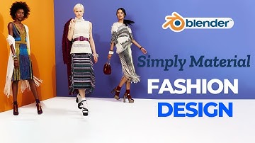 Simply Material | Fashion Design:  Easily Change Clothes & Material Texture in Blender