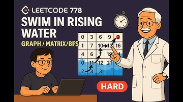 HOW - LeetCode 778 | Swim in Rising Water [hard]