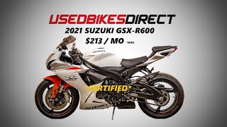 2021 Suzuki GSX-R600 Used 2021 Suzuki Gsx R600 100th Anniversary With Low Miles For Sale In Michigan Fp8835