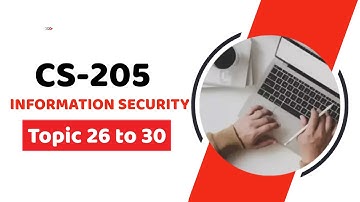 CS205 Short Lectures | Topic 26 to 30 | Complete overview & key Concepts