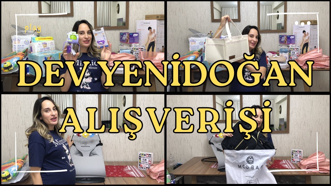 DEV YENİDOĞAN ALIŞVERİŞİ 👼🏻 İLK BEBEĞİME NELER ALDIM ? A'DAN Z'YE İHTİYAÇ LİSTESİ | ANNE BEBEK