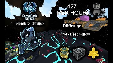 427 Dungeons Per Hour Shadow Hunter in D14/U11 Topside - Movement Tech