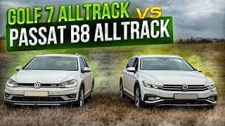 Volkswagen Golf 7 Alltrack vs Passat B8 Alltrack. Кто круче? 1000 лайков 👍 и Seat Tarraco в грязи.