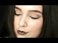 How To: Cool Toned Soft Cut Crease For Small Hooded Eyes Makeup Tutorial + MAC Stone Lipstick