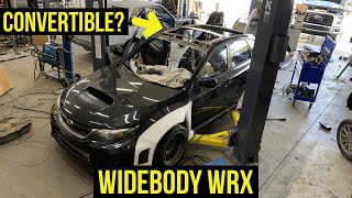 Replacing the roof on a Subaru WRX wide body build! USMC WRX Build!