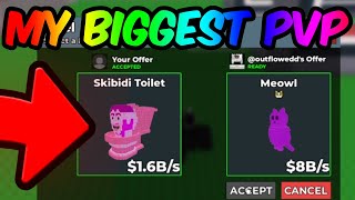 I Did My Biggest Pvp Ever In Steal A Brainrot