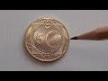 Обзор Монеты 5 Турецких Лир &quot;100-летие Образования Турецкой Республики&quot; Биметалл