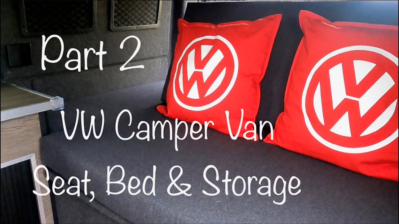 VW Camper Van Bed Seat and Storage Part 2