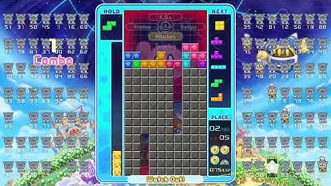 i FINALLY got my 232nd win w/ my tetris clear sends 7 lines again in tetris 99 today!!!