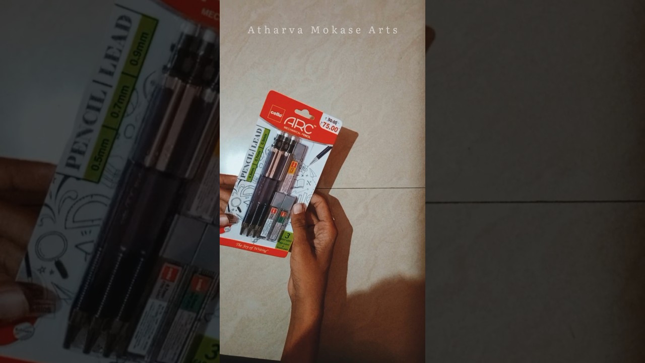 Unboxing new art supply Cello Arc Mechanical pencils ✅ 