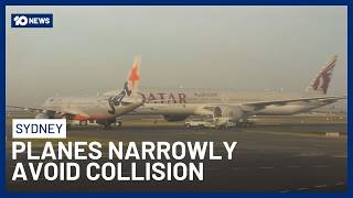 Crew Member Injured In Sydney Airport Near-Miss Between Jetstar And Qatar Planes 10 News