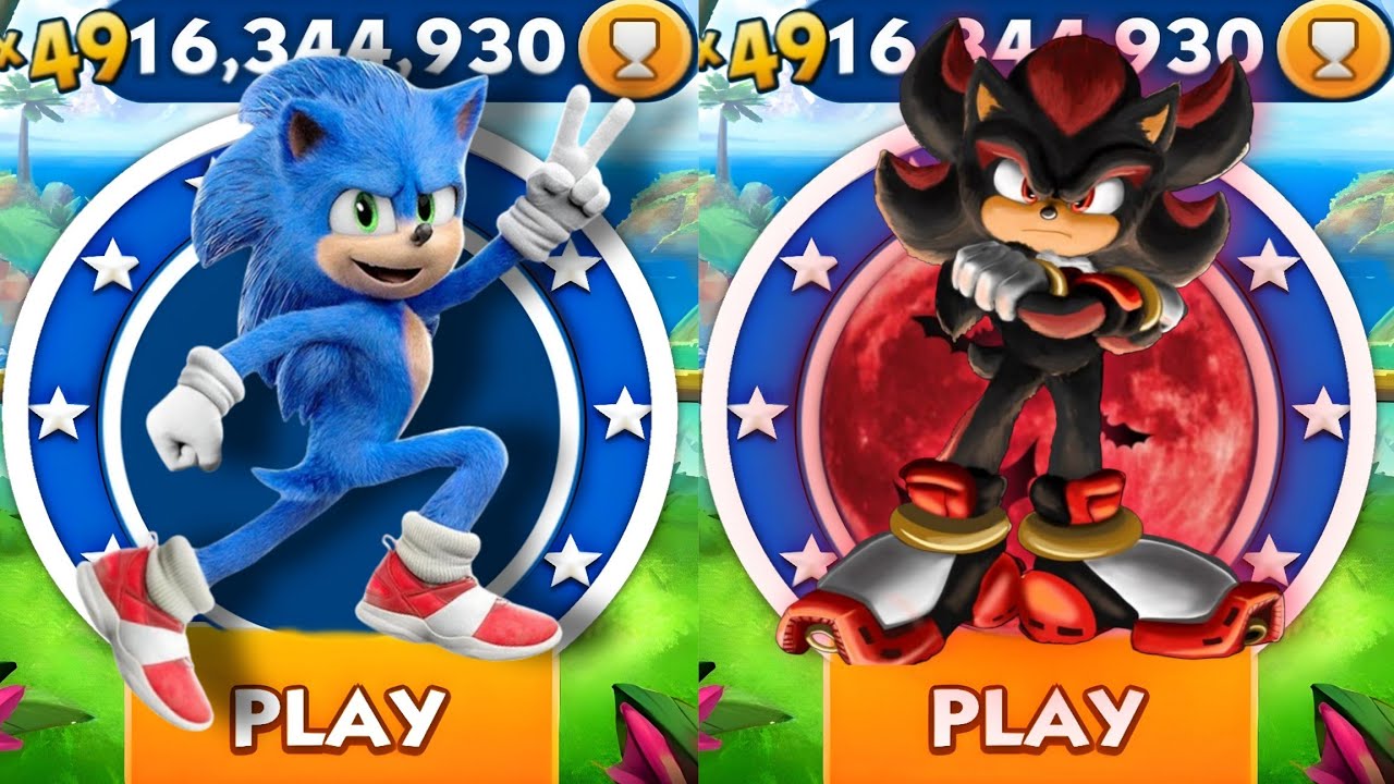 Sonic Dash - Sonic VS Movie Shadow _ Sonic vs All Bosses Zazz Eggman ...