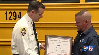 Guilford County Schools employees honored with Civilian Lifesaving Award after coworker's sudden ...